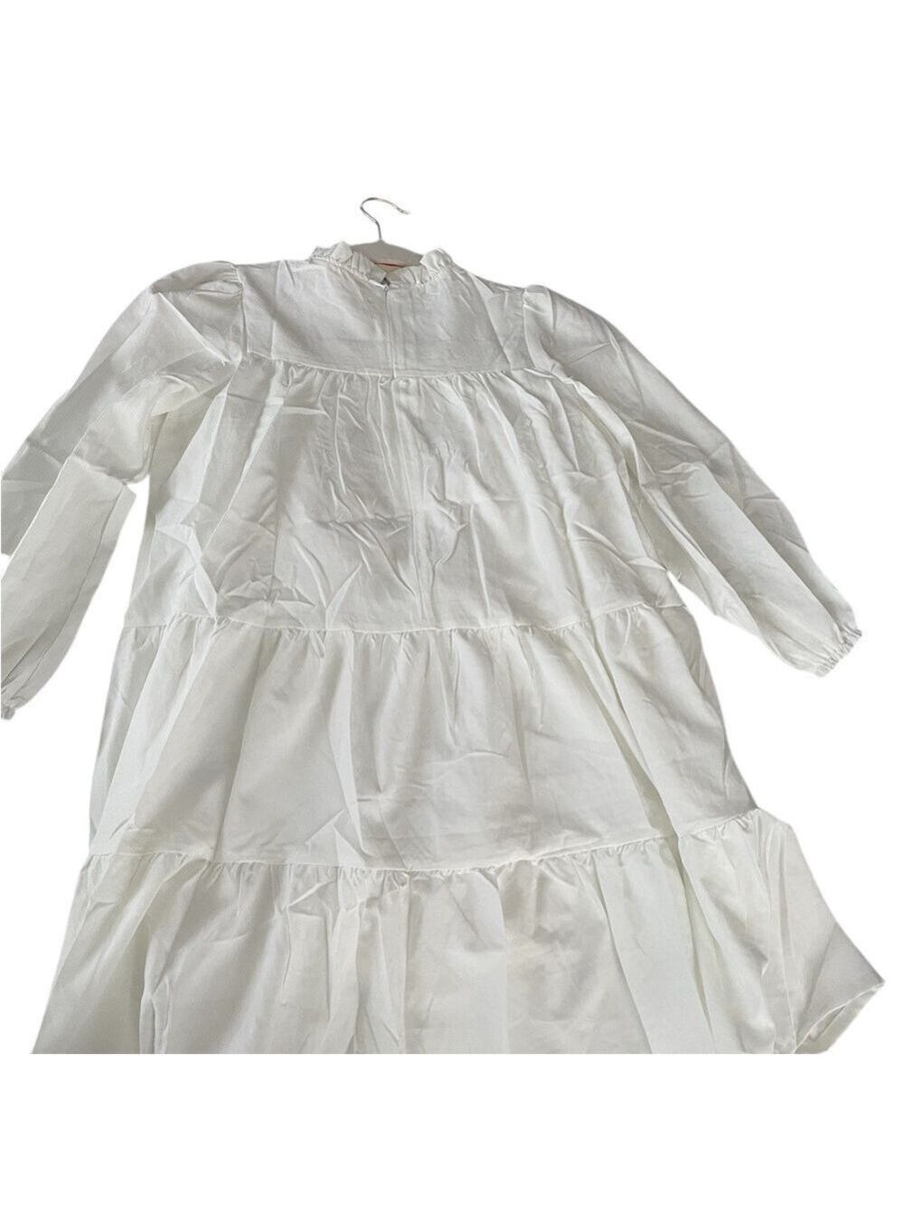 Girls Long Sleeve Midi Tiered Flowy Dress Size 8 9y - Picture 11 of 11